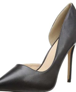 Pumps Klackar Utan Plata höga klackar | Svart Konstlader 13 Cm Amuse-22 Klassiska Pumps Klackskor Dam