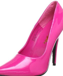 Pumps Klackar Utan Plata höga klackar | Fuchsia Lack 13 Cm Seduce-420 Spetsiga Pumps Med Hoga Klackar