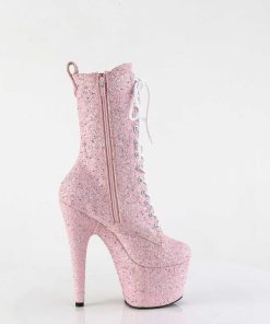 Stovletter Dam Med Plata höga klackar | Rosa Glitter Plataboots 18 Cm Adore-1040Gr Hogklackade Boots