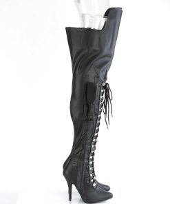 Stora Hoga Klackar For Man höga klackar | Vegan 13 Cm Seduce-3082 Larhoga Boots For Man Och Drag Queens I Svart