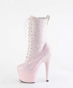 Stovletter Dam Med Plata höga klackar | Rosa Glitter Plataboots 18 Cm Adore-1040Ig Hogklackade Boots