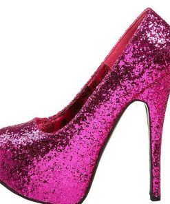 Pumps Klackar Mer Plata höga klackar | Fuchsia Glitter 14,5 Cm Burlesque Bordello Teeze-06G Hoga Platapumps