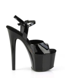 Hoga Klackar Mer Plata höga klackar | Svarta High Heels 18 Cm Passion-709 Plata High Heels