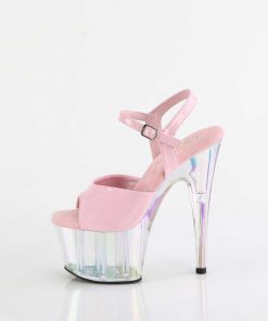 Hoga Klackar Mer Plata höga klackar | Transparent Plata 18 Cm Adore-709Ht Rosa Hogklackat Sandaler Kvinnor