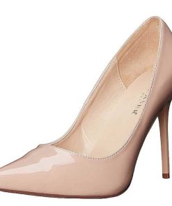 Stora Hoga Klackar For Man höga klackar | Beige Lack 10 Cm Classique-20 Pumps Hogklackade Herrskor