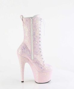 Stovletter Dam Med Plata höga klackar | Rosa Glitter Plataboots 18 Cm Adore-1040Ig Hogklackade Boots