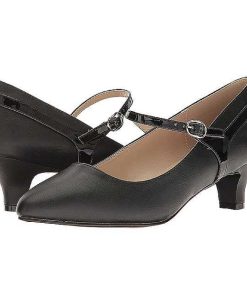 Stora Hoga Klackar For Man höga klackar | Svart Konstlader 5 Cm Fab-425 Stora Storlekar Pumps Skor