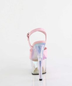 Hoga Klackar Mer Plata höga klackar | Transparent Plata 18 Cm Adore-709Ht Rosa Hogklackat Sandaler Kvinnor