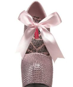 Pumps Klackar Mer Plata höga klackar | Rosa Strass 14,5 Cm Burlesque Teeze-04R Hoga Plata Pumps Skor