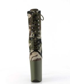 Hoga Klackar Mer Plata höga klackar | Camoflash 23 Cm Infi-Cam1 Extremt Hoga Platastovletter - Superhoga Plata Klackar