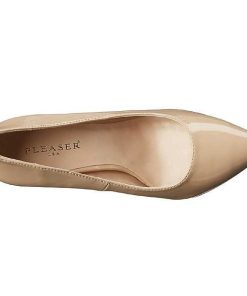 Pumps Klackar Utan Plata höga klackar | Beige Lack 13 Cm Amuse-20 Spetsiga Pumps Med Stilettklackar