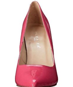 Stora Hoga Klackar For Man höga klackar | Fuchsia Lack 10 Cm Classique-20 Pumps Hogklackade Herrskor