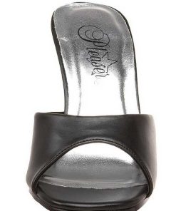 Slip In Klackar Utan Plata höga klackar | Svart 8,5 Cm Fabulicious Romance-301-2 Hogklackade Slipper Skor