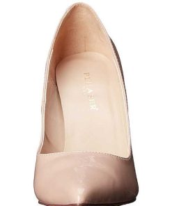 Pumps Klackar Utan Plata höga klackar | Beige Lack 10 Cm Classique-20 Spetsiga Pumps Med Stilettklackar