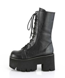 Demoniacult Skor & Stovlar Dam höga klackar | Vegan 9 Cm Ashes-105 Demoniacult Alternativa Plataboots Svart