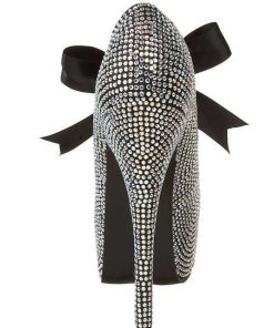 Pumps Klackar Mer Plata höga klackar | Gra Strass 14,5 Cm Burlesque Teeze-04R Hoga Plata Pumps Skor