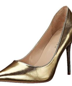 Stora Hoga Klackar For Man höga klackar | Guld Konstlader 10 Cm Classique-20 Pumps Hogklackade Herrskor