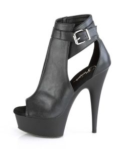 Stovletter Dam Med Plata höga klackar | Vegan 15 Cm Delight-600-10 Oppen Ta Ankel Booties