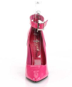 Pumps Klackar Utan Plata höga klackar | Pink Lackpumps 13 Cm Seduce-431 Ankelrem Pumps - Lackpumps Med Ankelband