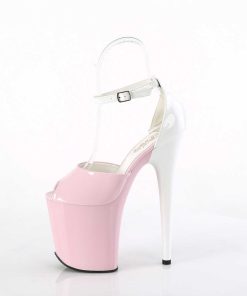 Hoga Klackar Mer Plata höga klackar | Lacklader 20 Cm Flamingo-868 Rosa Pleaser Hogklackade Skor Med Platform