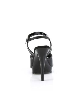 Hoga Klackar Mini Plata höga klackar | Svarta High Heels 12,5 Cm Glory-509 Plata High Heels