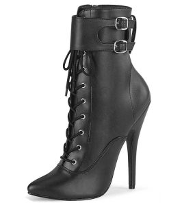 Fetish Skor & Extrema Stovlar höga klackar | Konstlader 15 Cm Domina-1023 Stiletto Ankle Boots Med Hoga Klackar