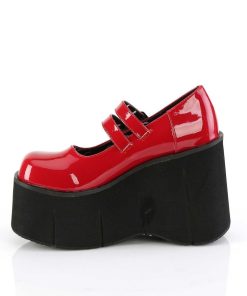 Demoniacult Skor & Stovlar Dam höga klackar | Rod Vegan 11,5 Cm Demoniacult Kera-08 Gothic Mary Jane Pumps Med Plata