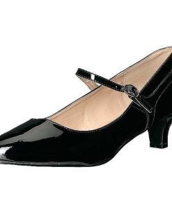 Stora Hoga Klackar For Man höga klackar | Svart Lacklader 5 Cm Fab-425 Stora Storlekar Pumps Skor