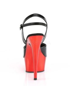 Hoga Klackar Mini Plata höga klackar | Rod Krom Plata 15 Cm Delight-609 Pleaser High Heels Skor