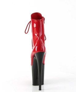 Stovletter Dam Med Plata höga klackar | Flamingo-1020 20 Cm Pleaser Hogklackade Boots Roda