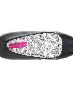 Pumps Klackar Mer Plata höga klackar | Svart Konstlader 14,5 Cm Burlesque Bordello Teeze-06 Hoga Platapumps