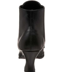 Stovletter Dam Utan Plata höga klackar | Svart 7 Cm Victorian-35 Dam Boots Med Snorning