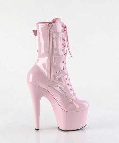 Stovletter Dam Med Plata höga klackar | Adore-1043 - 18 Cm Platform Hoga Klackar Boots Lack Rosa