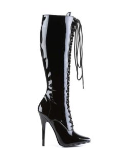 Fetish Skor & Extrema Stovlar höga klackar | Lacklader Stovlar 16 Cm Domina-2020 Fetish Stiletto Lackboots Hoga Klackar