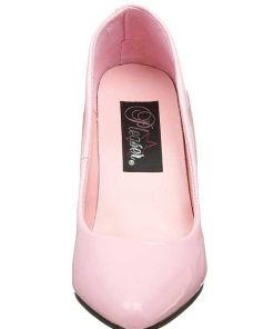 Pumps Klackar Utan Plata höga klackar | Rosa Lack 10 Cm Vanity-420 Spetsiga Pumps Med Hoga Klackar