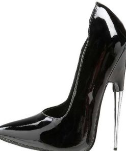 Pumps Klackar Utan Plata höga klackar | Svart Lack 15 Cm Scream-01 Dam Pumps Stilettklackar Skor