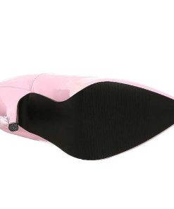 Stora Hoga Klackar For Man höga klackar | Pink Lack 13 Cm Seduce-420 Pumps Hogklackade Herrskor