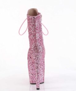 Stovletter Dam Med Plata höga klackar | Adore-Gwr 18 Cm Pleaser Hogklackade Boots Glitter Rosa