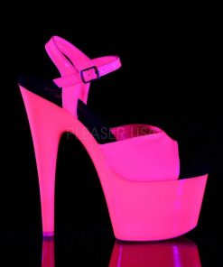 Hoga Klackar Mer Plata höga klackar | Pink Neon 18 Cm Xtreme-873 Platform Klackskor Dam