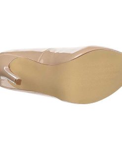 Pumps Klackar Utan Plata höga klackar | Beige Lack 13 Cm Sexy-42 Klassiska Pumps Klackskor Dam