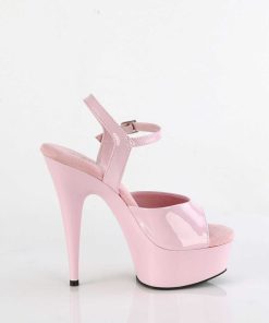 Hoga Klackar Mini Plata höga klackar | Rosa 15 Cm Delight-609 Pleaser High Heels Skor