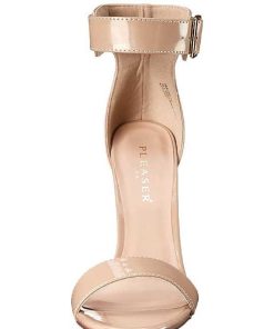 Hoga Klackar Utan Plata höga klackar | Beige 13 Cm Pleaser Amuse-10 Hogklackade Sandaletter