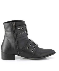 Demoniacult Skor & Stovlar Herr höga klackar | Vegan Warlock-55 Spetsiga Boots - Herr Winklepicker Boots 2 Spaender