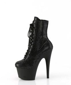 Stovletter Dam Med Plata höga klackar | Adore-1020Rs 18 Cm Pleaser Hogklackade Boots Strass Svart