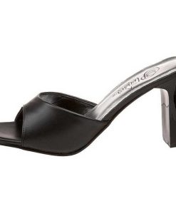 Slip In Klackar Utan Plata höga klackar | Svart 8,5 Cm Fabulicious Romance-301-2 Hogklackade Slipper Skor