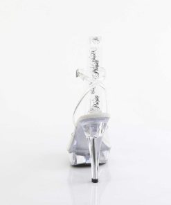 Hoga Klackar Mini Plata höga klackar | Transparent 13 Cm Cocktail-506 Plata Hogklackat Sandaler Kvinnor