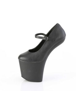 Pumps Klackar Mer Plata höga klackar | Vegan 20 Cm Craze-880 Heelless Pumps Pony Heels Svarta