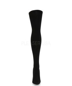 Larhoga Stovlar Utan Plata höga klackar | Stretch Nylon 12,5 Cm Courtly-3005 Sexy Overknee Stovlar