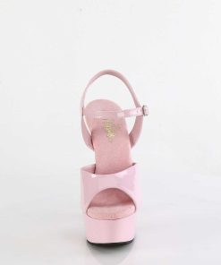 Hoga Klackar Mini Plata höga klackar | Rosa 15 Cm Delight-609 Pleaser High Heels Skor