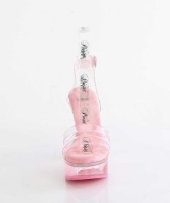 Hoga Klackar Mini Plata höga klackar | Transparent 13 Cm Martini-505 Rosa Plata Hogklackat Sandaler Kvinnor